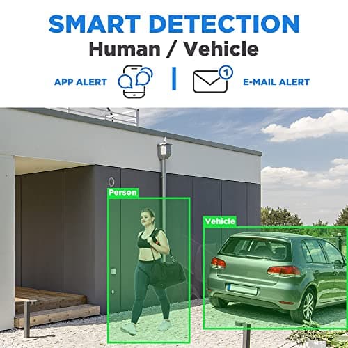 GW Security 4K 8MP Outdoor/Indoor PoE IP Microphone Smart AI Dome Security Camera (GW8533MIC), 2 Pack 8