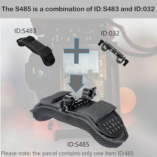 NICEYRIG Steady Shoulder Mount/Shoulder Pad for Video Camcorder Camera DV/DC 15mm Rod Rail Support System DSLR Rig (15mm Railblock) 6