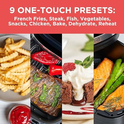 BLACK+DECKER Purifry 2QT Air Fryer, Crispy Deep Fried Taste without the Fat, Plus Bake, Dehydrate, and Keep Food Warm, Digital Touchscreen and Auto Shut-Off 5