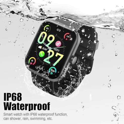 Smart Watch for Men Women (Answer/Make Call), 2025 1.83" HD Touchscreen Fitness Tracker, 110+ Sport Modes, Fitness Watch with Heart Rate/Sleep Monitor/Step, IP68 Waterproof Smartwatch for Android iOS 7