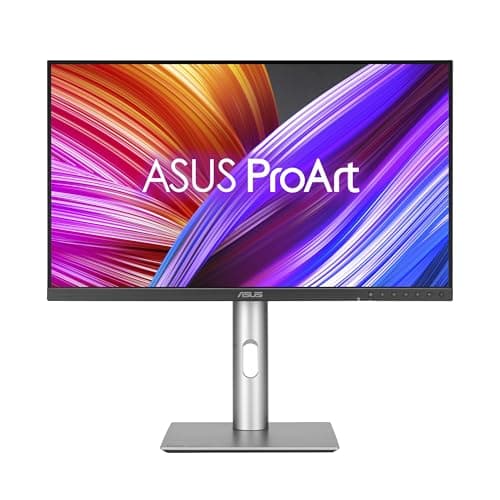 ASUS ProArt Display 24” (23.8 inch viewable) 1440P Professional Monitor (PA24ACRV) – IPS, QHD (2560 x 1440),Pre-Calibrated, 95% DCI-P3, ΔE < 2, Calman Verified, USB-C PD 96W, HDR400, 3 yr Warranty