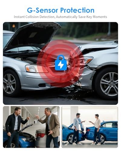 KAWA 3K Dash Cam Front, 32GB SD Card Included, Voice Control, Built-in Wi-Fi, 24/7 Parking Mode, G-Sensor, Night Vision, Loop Recording, App Control, 3K Dashcam for Cars, Truck, RV, SUV, Van 8