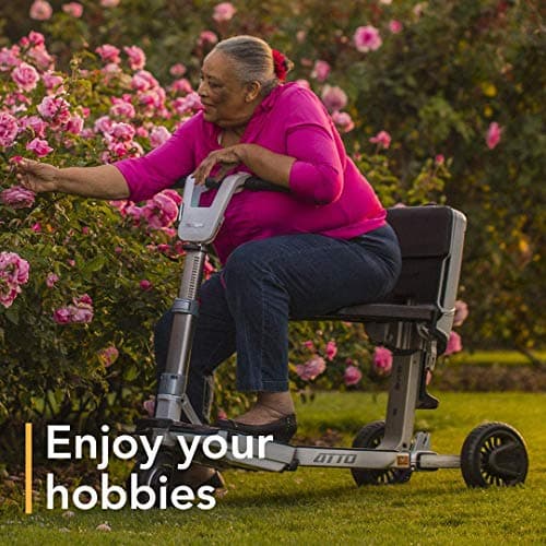 ATTO Folding Travel Powered Mobility Scooter by MovingLife, Full-Size Portable Electric Scooter, Lightweight Lithium Battery, Airline Approved 9