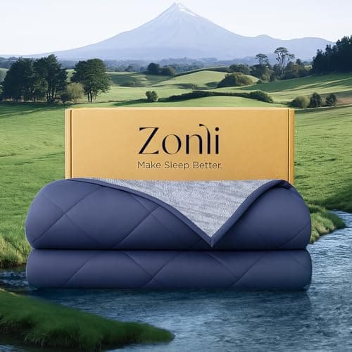 ZonLi Z-Magic 100% Cooling Bamboo Comforter from Viscose, Lightweight All-Season Breathable Bedding Blanket for Hot Sleepers