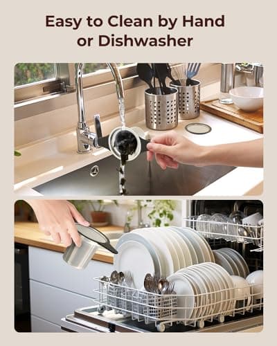 Reinmoson Large Tea Strainers & Filters for Loose Tea Single Cup, 304 Stainless Steel and Food Grade Silicone Extra Fine Mesh Tea Infusers for Loose Tea 5