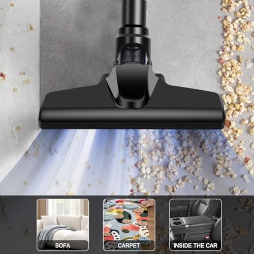 TRONYAN 120W Cordless Vacuum Cleaner Compatible with Milwaukee 18V Battery (No Battery), Handheld Vacuum for Home, Boat, Workshop, Car, Pet Hair, Furniture, Tool Only 7