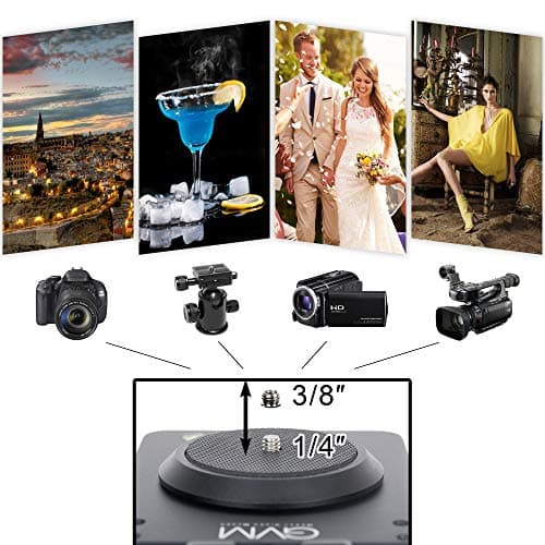 GVM Video Slider,Wireless Carbon Fiber Motor Camera Slider with Bluetooth Remote & Mobile App Control,31”/80cm Electronic Camera Slider Auto Loop Track System Shooting Equipped 7