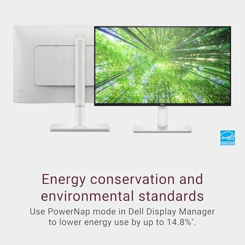 Dell S2425HS Monitor - 23.8 Inch, FHD (1920x1080) Display, 100Hz Refresh Rate 1500:1 Contrast Ratio, TÜV Rheinland Eye Comfort 4 Star, Integrated 2x5W Speaker, Height/Tilt/Swivel/Pivot - Ash White 7