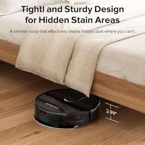 ROPVACNIC Robot Vacuum Cleaner Robot Vacuum and Mop Combo with 4000Pa Suction, Personalized Cleaning Adjustments, Self-Charging Robotic Vacuum Cleaner, Advanced Obstacle Avoidance 5