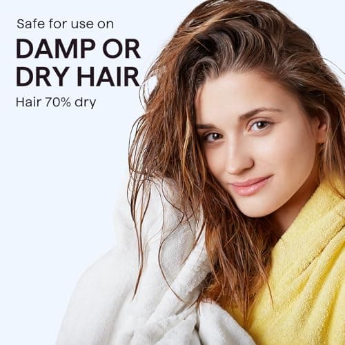 Wavytalk Wet to Straight Hair Straightener, Titanium 1.75 Inch Wide Vent Sesh Flat Iron for Damp or Dry Hair, Straightener with Dual Voltage Leave Silky Smooth Look, 20% Faster Styling, Pink 7