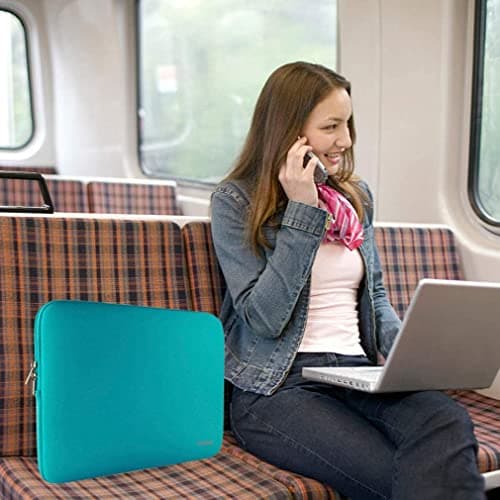 13 Inch Laptop Case,Resistant Neoprene Laptop Sleeve/Notebook Computer Pocket Case/Tablet Briefcase Carrying Bag Compatible with MacBook Pro,MacBook Air,Notebook Computer, (Blue) 7
