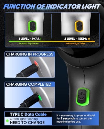 Saker Car Vacuum Portable Cordless Handheld Car Vacuum 15000PA High Power with Brushless Motor and Blower for Cars,Office,Home Cleaning HL107B 7