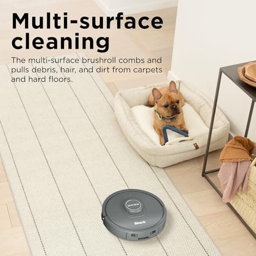 Shark RV2300S Matrix Self-Empty Robot Vacuum with No Spots Missed on Carpets & Hard Floors, Bagless 30 Day Capacity Base, Precision Home Mapping Perfect for Pet Hair, Wi-Fi, Black/Grey (Renewed) 6