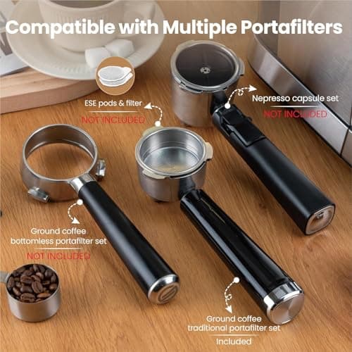 Gevi Espresso Expresso Machine 20 Bar with Auto Milk Frother, Professional Espresso Maker with Steam Wand, Compact Stainless Steel Cappuccino & Latte Machine, Gift for Coffee Lover, Home Baristas 8