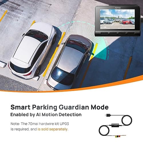 70mai New 4K Dash Cam A810 with Sony Starvis 2 IMX678 & 70mai Micro SD Card (128GB) 7