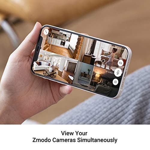 Zmodo Mini Pro, 1080P Plug-in WiFi Security Camera, Indoor Smart Camera with AI Motion Detection, Pet Nanny Cam, Night Vision, 2-Way Audio, Phone App, Compatible with Alexa & Google Assistant. 5
