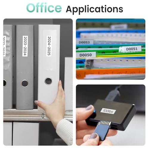 Phomemo Label Maker Machine with Tape, P12 Bluetooth Small Label Maker with Multiple Templates Thermal Transfer Ribbon Printer Machine for Home, School, Gift Wrapping, Office, Green 6