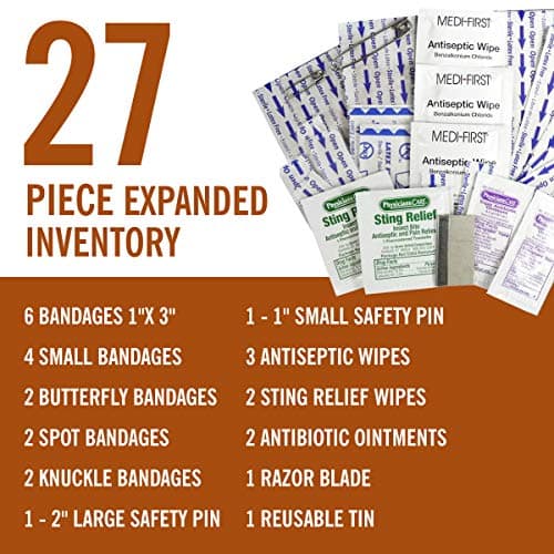 Coleman All Purpose Mini First Aid Kit - 27 Pieces, Small 7