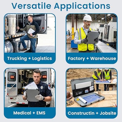 Flambeau Heavy-Duty Contractor Clipboard Document Holder, Portable Storage Organizer for Papers, Receipts & Forms | Office, School & Jobsite Use, Grey 7