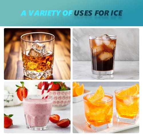 EUHOMY Countertop Ice Maker Machine, 40Lbs/24H Auto Self-Cleaning, 24 Pcs Ice/13 Mins, Portable Compact Ice Maker with Ice Scoop & Basket, Perfect for Home/Kitchen/Office/Bar(Silver) 7