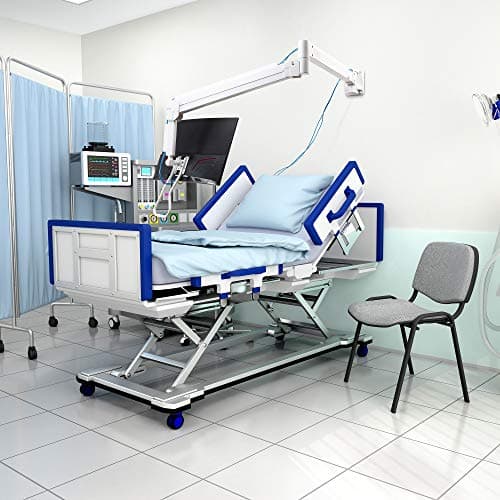 AVLT Medical Grade 17.6 lbs Monitor Wall Mount for 13 to 32inch Screen on 74" Long Extension Full Motion Height Adjustable Arm - for Healthcare, Home, Office, & Maintenance Area 6