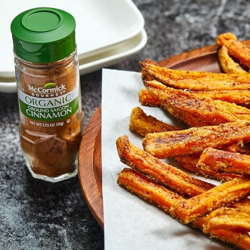 McCormick Gourmet Three Tier Wood 24 Piece Organic Spice Rack Organizer with Spices Included, 27.6 oz 6