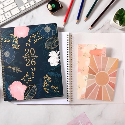 2026 Planner - Planner 2026, January - December 2026, Weekly and Monthly Planner, 9'' x 11", 2026 Calendar Planner, Monthly Tabs, Twin-wire Binding, Back Pocket, Holidays 8