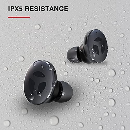 TRANYA M10B Wireless Sports Earbuds, Button Control, Premium Sound with Deep Bass, 32H Playtime, 4 Microphones Design for Call, Bluetooth Earbuds, IPX5 Waterproof Headphones for Sports 7