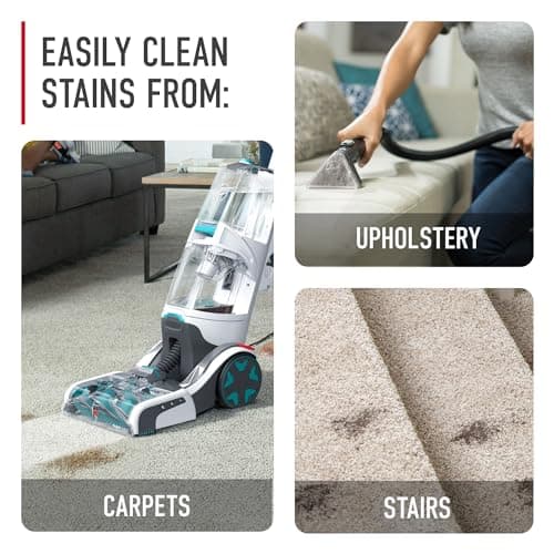Hoover SmartWash+ Automatic Carpet Cleaner Machine for Carpet and Upholstery, Deep Cleaning Carpet Shampooer Machine, Pair with a Hoover Carpet Cleaner Solution for a Bright, Refreshed Home 5