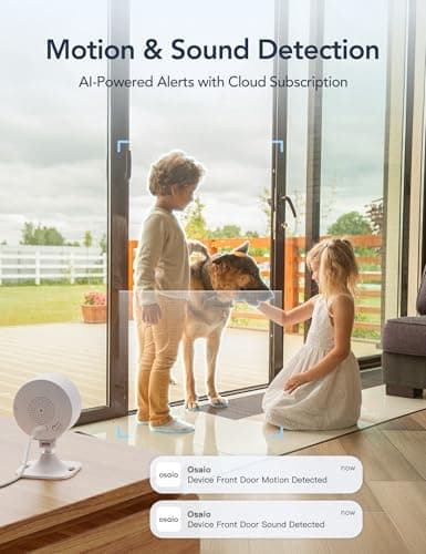 GNCC Only 2.4GHz Indoor Security Camera, 1080P Cameras for Home Security, Motion Detection, Two-Way Audio, Night Vision, Dog Camera with App, Easy Install, Cloud Storage Subscription Required(2-Pack) 8