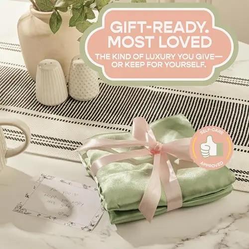 BLISSFORD Black Satin Pillowcase with Zipper for Hair and Skin Care, Feels Soft and Cool Like a Silk Pillowcase, Satin Pillow Cases 2 Pack, Slik Pillow Cover, Standard Size, Set of 2 6