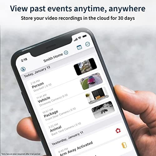 Arlo Essential Wired Video Doorbell - HD Video, 180° View, Night Vision, 2 Way Audio, DIY Installation (wiring required), Security Camera, Doorbell Camera, Home Security Cameras, White - AVD1001 11
