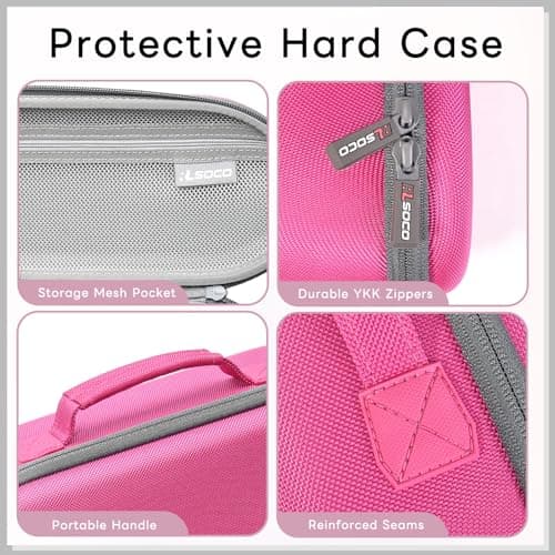 RLSOCO Travel Case for Dyson Supersonic/Supersonic Nural Hair Dryer & Dyson Airwrap/Airwrap i.d./Airwrap Co-anda2x Multi-Styler, Storage Hair Dryer/Airwrap Only for easy travelling - Pink 5