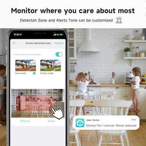 ORANZI 1080P 2.4g/5g Indoor Camera, Plug-in Cameras for Home Security w/Night Vision, Baby/Elder/Home Indoor with Phone App, Motion Detection, 2-Way 7