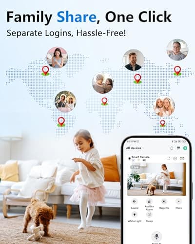 AMTIFO Security Cameras Wireless Outdoor Magnetic: Install-Free Smart Indoor 2K WiFi - Long Battery Life Powered Wireless Cameras for Home Security with AI Motion Detection 9