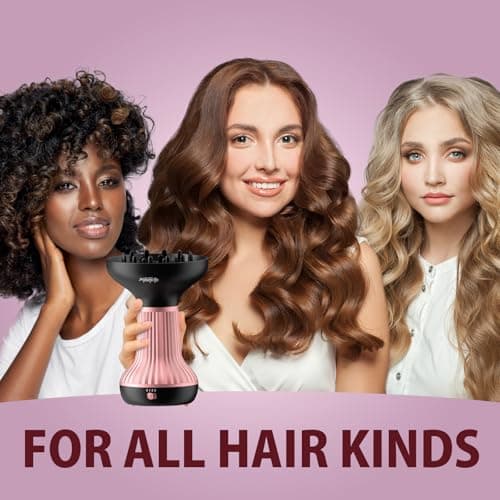 WUFAYHD Diffuser Hair Dryer for Curly Hair: Professional 2 in 1 Diffuser & Hair Dryers with Ionic & Ceramic Technology for Wavy Hair Enhances Curls and Waves While Reducing Frizz, Gifts for Women 7