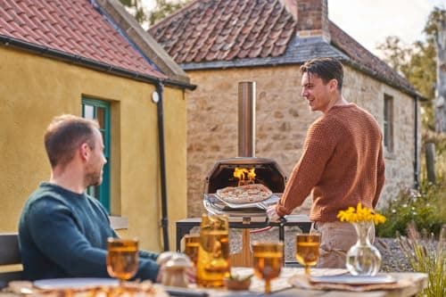 Ooni Karu 16 Multi-Fuel Outdoor Pizza Oven - Wood and Gas Fired Oven - Outdoor Cooking Pizza Oven - Fire and Stonebaked Pizza Oven for Authentic Homemade Pizzas - Dual Fuel Pizza Maker 5
