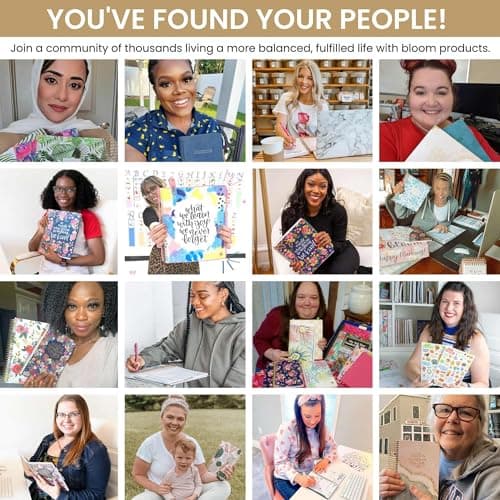 HARDCOVER bloom daily planners 2024-2025 (8.5" x 11") Academic Year Day Planner (July 2024 - July 2025) - Passion/Goal Organizer - Monthly & Weekly Inspirational Agenda Book - Eucalyptus, White 9