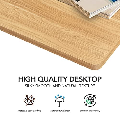 SANODESK Whole-Piece Particle Board Table Top for Standing Desk and Home Office Desk DIY, 40x24x1 Inch Maple Desk Top 6