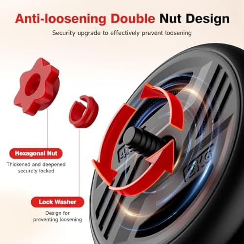 Cvonte Adjustable Dumbbell Set, 45lbs Free Weight Set With Double Locknut, 5-in-1 Dumbbells Set Includes Barbell, Kettlebells, Push up Stand, Fitness Exercise for Home Gym Suitable Men/Women 7