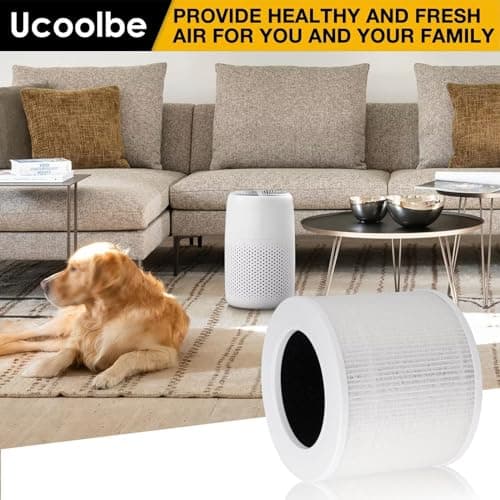 2-Pack Core Mini Replacement Filter for LEVOIT Core Mini Air Purifiers, H13 True HEPA Filter Replacement, 3-in-1 Premium High Efficiency Filter with 6 Fragrance Sponges, Part Core Mini-RF 7