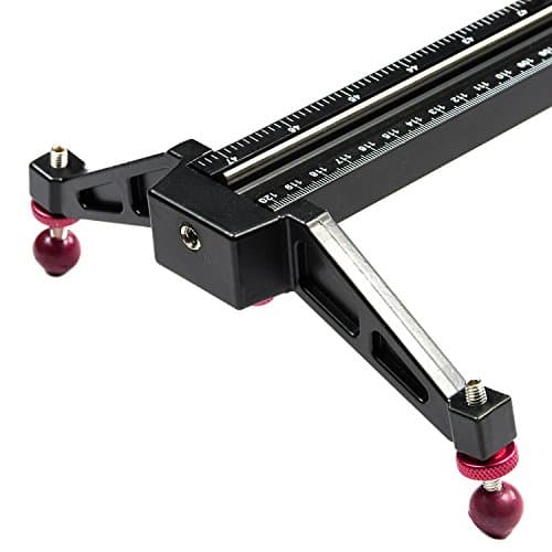 LimoStudio 48 inch Rail Video Stabilization System for DSLR Camera Dolly Track Motion Slider, Tripod Mountable and Carry Bag, Photo Video Studio AGG2574 6