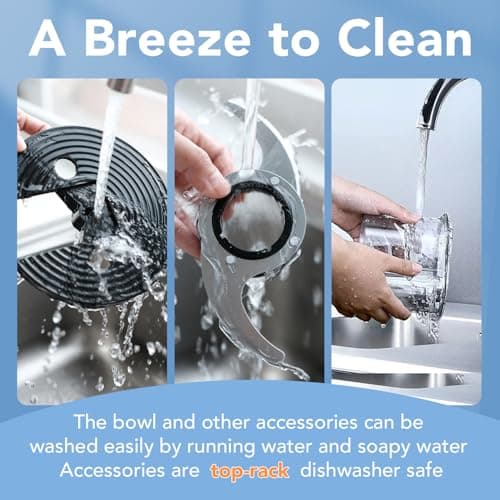 Magiccos 14-Cup French-Fry-Cutter Storage-Drawer Food-Processor - XL Bowl, Large Chute & Storage Drawer, Slicing & Shredding, Chopping & Mixing, For Cheese, Meat & Veggie Prep (Inox Silver) 9