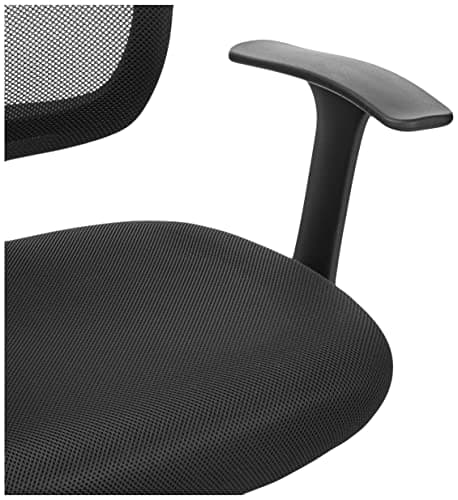 Amazon Basics Breathable Mesh Mid-Back Office Desk Chair with Armrests, Lumbar Support, 360-Degree Swivel, Adjustable-Height, Black 6