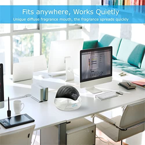 Sirena Twister Air Purifier (Black) - Water Filter Air Washer For Home and Office - Essential Oil Aroma Diffuser With LED Night light - Small Air Cleaner For Smoke and Pets 9