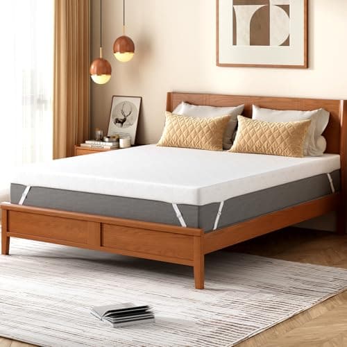 BedsPick Queen Mattress Topper, 3 Inch Gel Memory Foam Mattress Topper - Soft Bamboo Cover, Pressure Relief, CertiPUR-US Certified 7