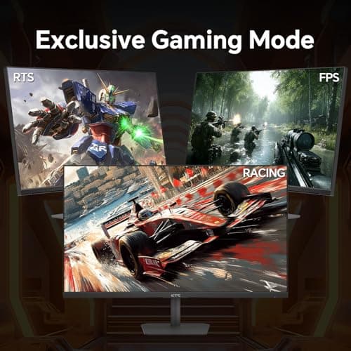 KTC 24" Gaming Monitor 180Hz 144hz Monitor QHD(2560x1440p) l Up to 1MS | Fast IPS Monitor |122% SRGB | 2X DP & 2X HDM| Tilt Xbox PS5 Switch|100×100mm VESA Compatible 9