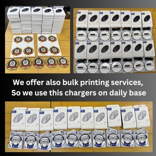 Sublimation Wireless Charger Pad – Blank Wireless Charger for Sublimationand Customization – 10W Sublimation Fast ChargePad Compatible with iPhone, Samsung, QI-Enabled Devices (Pack of 1-Silver) 9