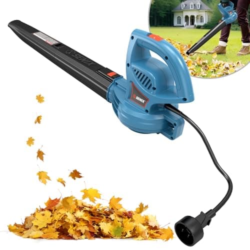 SENIX 6 AMP Handheld Electric Leaf Blower, Up to 260 CFM and 155 MPH, Lightweight, 120V (BLE06-L) 8