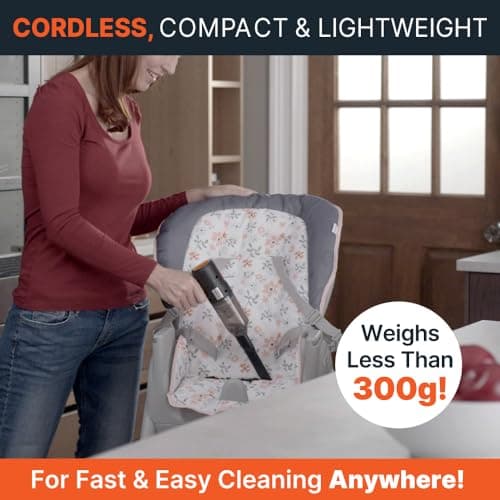 Pocket Vac Handheld Vacuum Compact Wireless Vacuum Cleaner, Lightweight Hand Held Vacuuming for Home Kitchen Car Corner Upholstery Pet Hair Dust Crumbs Cleaning 7